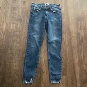 Paige Verdugo Ankle Distressed Skinny Jeans Nash
